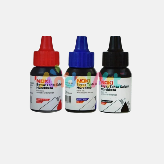 Noki Beyaz Tahta Kalemi Mürekkebi 3 Renk x 30ml