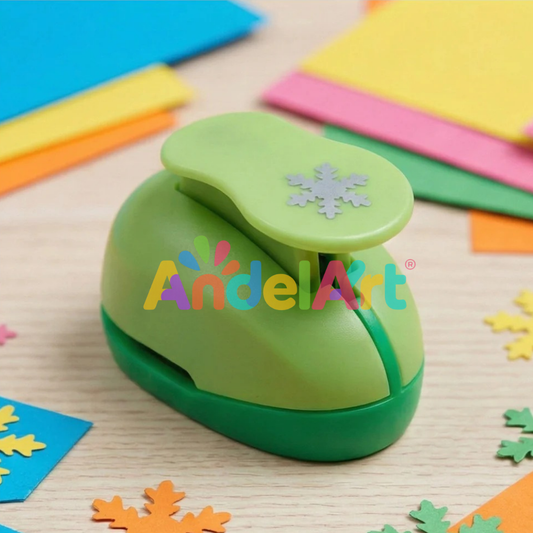 Kar Tanesi Desenli Küçük Boy Delgeç 1,5 cm