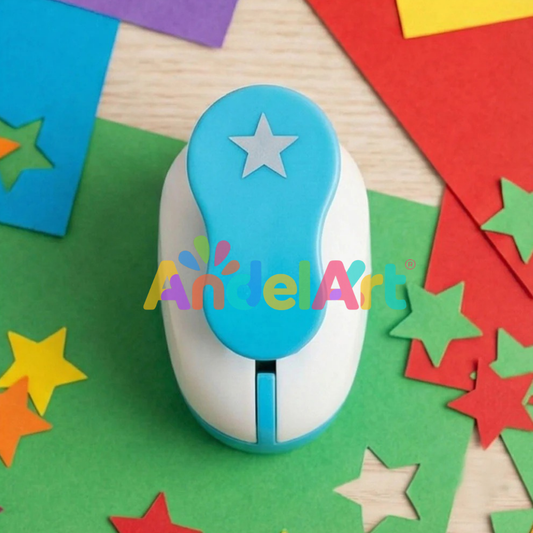 Yıldız Desenli Mini Boy Delgeç 0,7 cm