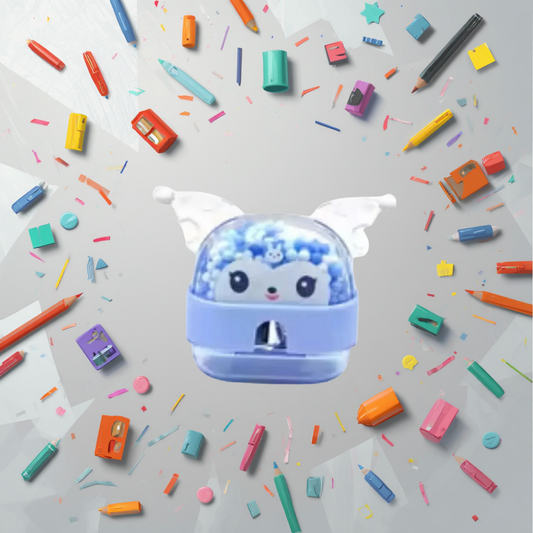 Hazneli Kalemtıraş Bat Cat Boncuklu 1 Adet Mavi