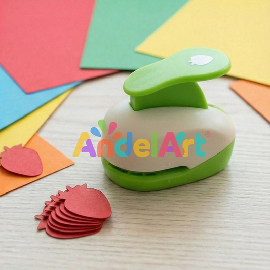 Çilek Desenli Mini Boy Delgeç 0,7 cm