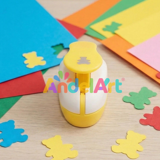 Oyuncak Ayı Desenli Mini Boy Delgeç 0,7 cm