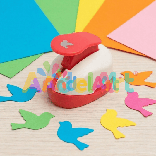 Kuş Desenli Mini Boy Delgeç 0,7 cm