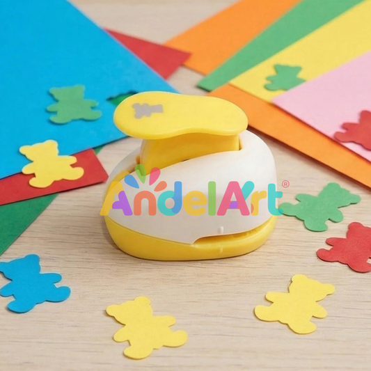 Oyuncak Ayı Desenli Mini Boy Delgeç 0,7 cm