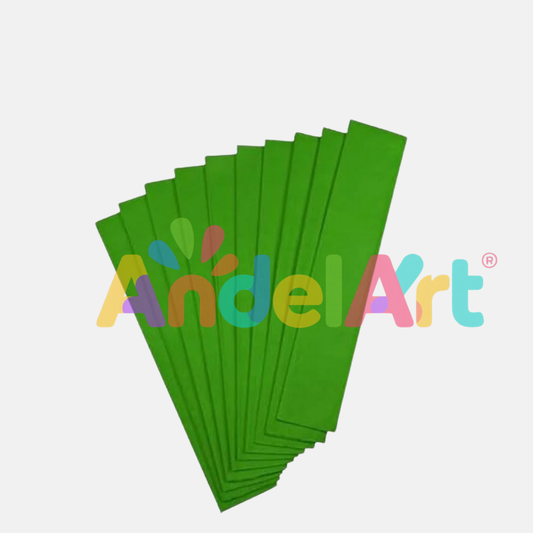 Yeşil Krapon Kağıdı 50x200 cm 5 Adet