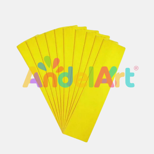 Sarı Krapon Kağıdı 50x200 cm 5 Adet