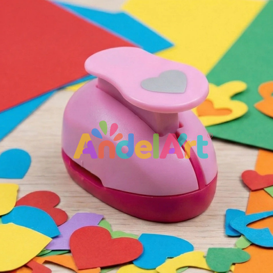 Kalp Desenli Küçük Boy Delgeç 1,5 cm