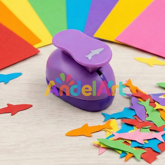 Köpek Balığı Desenli Küçük Boy Delgeç 1,5 cm