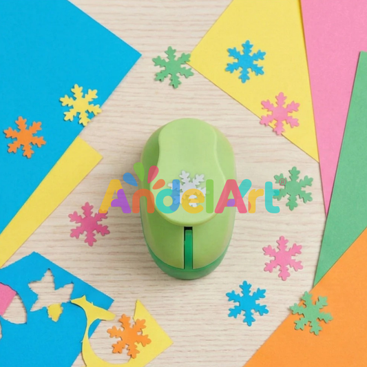 Kar Tanesi Desenli Küçük Boy Delgeç 1,5 cm