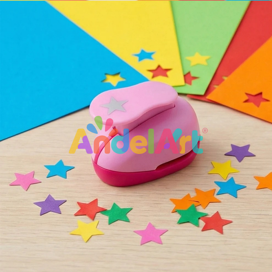 Yıldız Desenli Küçük Boy Delgeç 1,5 cm