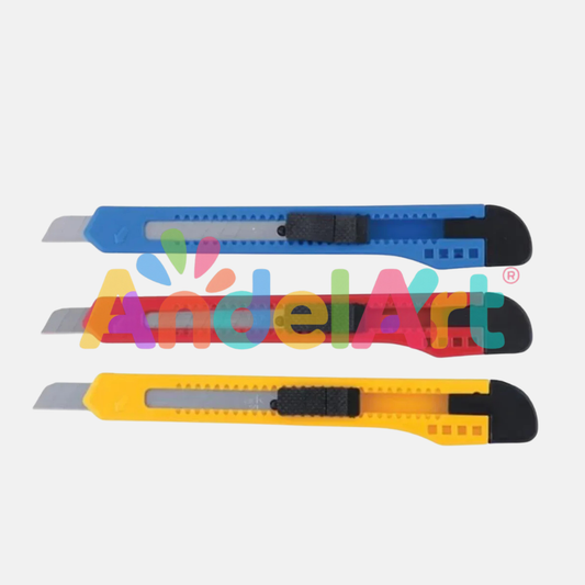 Maket Bıçağı Plastik Falçata 3 Adet Karışık Renk