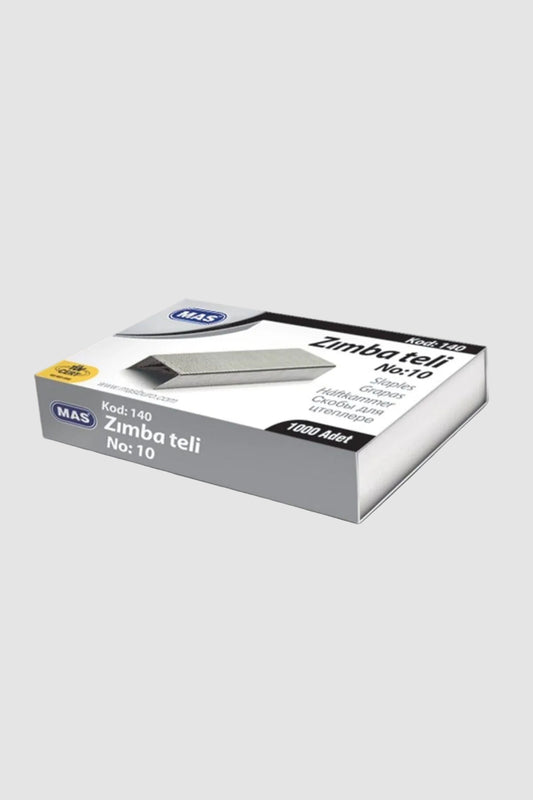 Mas Zımba Teli No:10 1000 Adet - Yüksek Mukavemetli Çelik