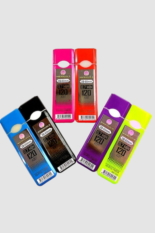 Mikro Gold 0.7 mm 2b Versatil Kalem Ucu 120'li Kutu - Kırılmaz Yapı
