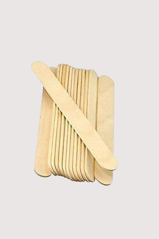 Ahşap Çubuk Naturel Geniş 50 Adet - Hobi ve Maket Çubuğu