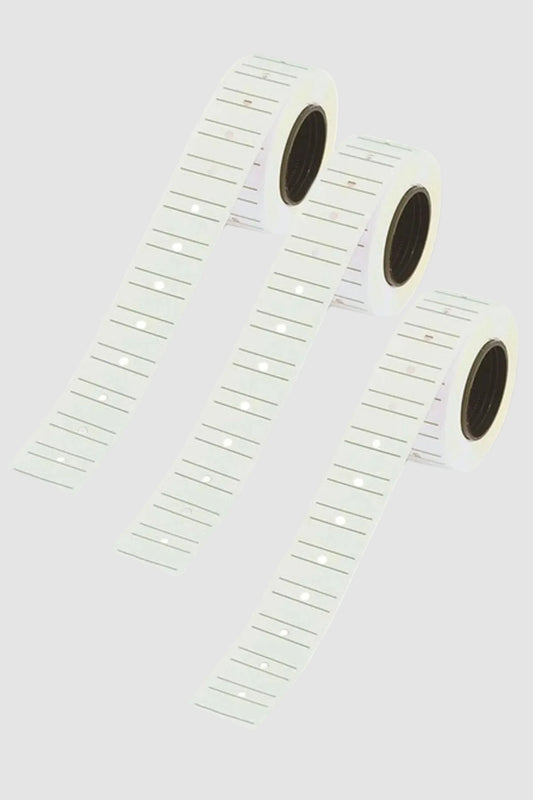 3 Adet Beyaz Fiyat Etiketi