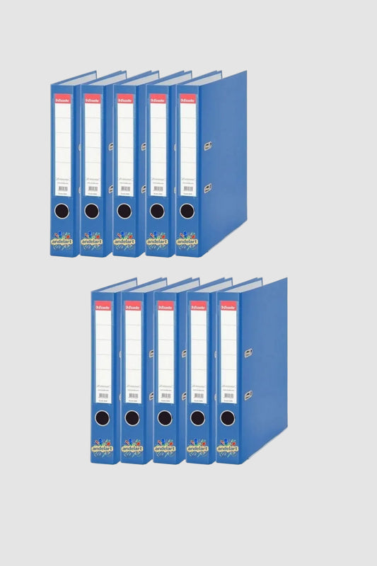 Klasör Plastik Çıtalı Dar Mavi 10’lu