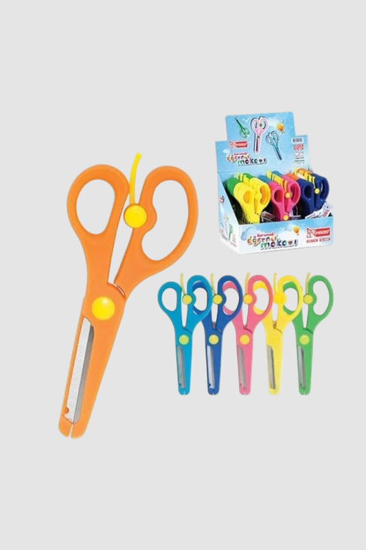 Mikro Korumalı Öğrenci Makası - Renkli ve Güvenli Tasarım