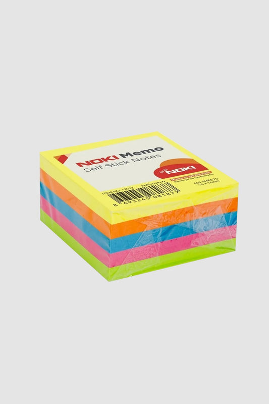 Noki 75x75 mm Küp Neon Yapışkanlı Not Kağıdı 100 Yaprak