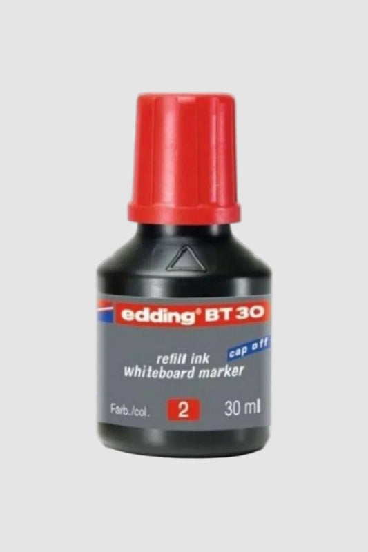 Edding Bt30 Tahta Kalemi Mürekkebi 30 Ml Kırmızı 2 Adet Set