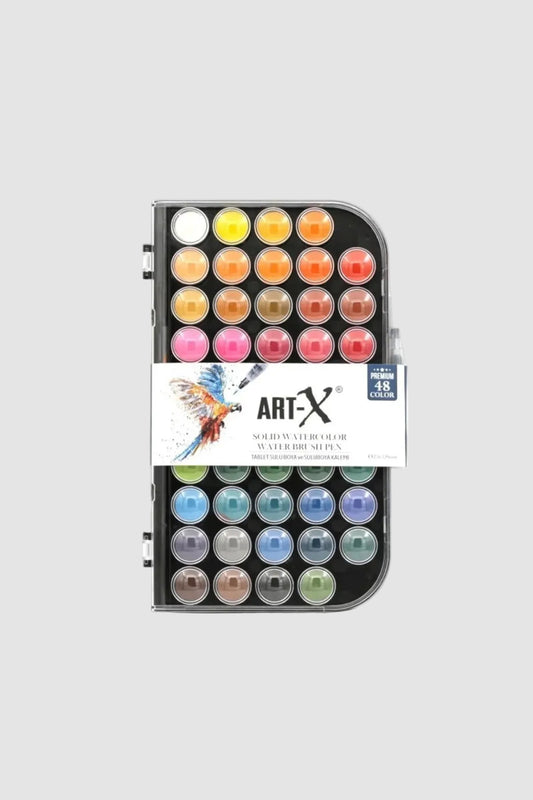Art-X Premium 48'li Sulu Boya Seti - Profesyonel Sanatçı Serisi