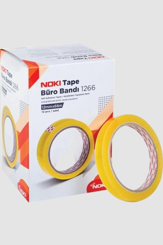 Noki 12x66 Selefon Bant 1 Adet - Şeffaf ve Güçlü Büro Bandı