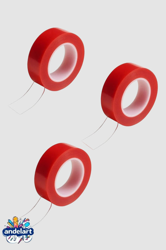 Silikonlu Çift Taraflı Montaj Bandı 18mm x 2mt 3 Adet