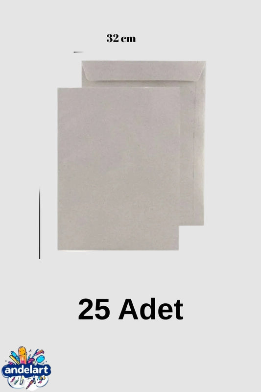 Torba Zarf 32x42 Kraft 90 Gr Silikonlu 25'li