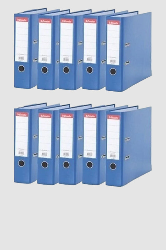 Esselte Eco Klasör Geniş Mavi 10'lu Paket - Dev Arşivleme Seti