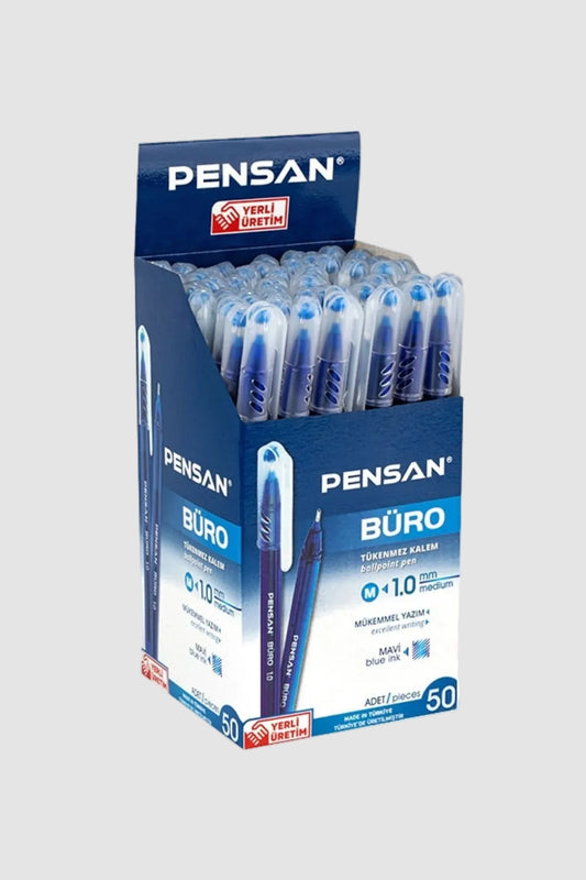 Pensan Büro Tükenmez Kalem 1mm 50 Li Paket