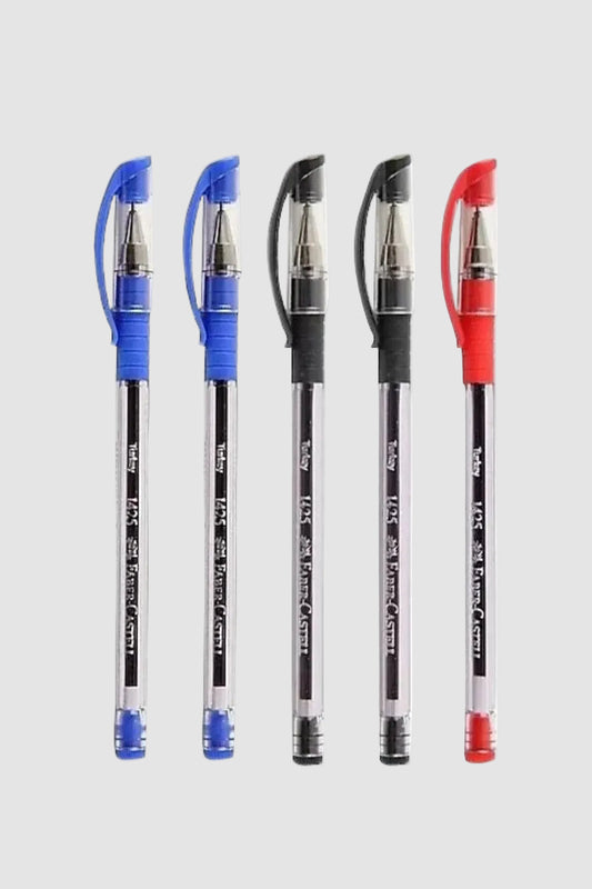 Faber Castell İğne Uçlu Tükenmez Kalem Seti (2 Siyah 2 Mavi 1 Kırmızı)