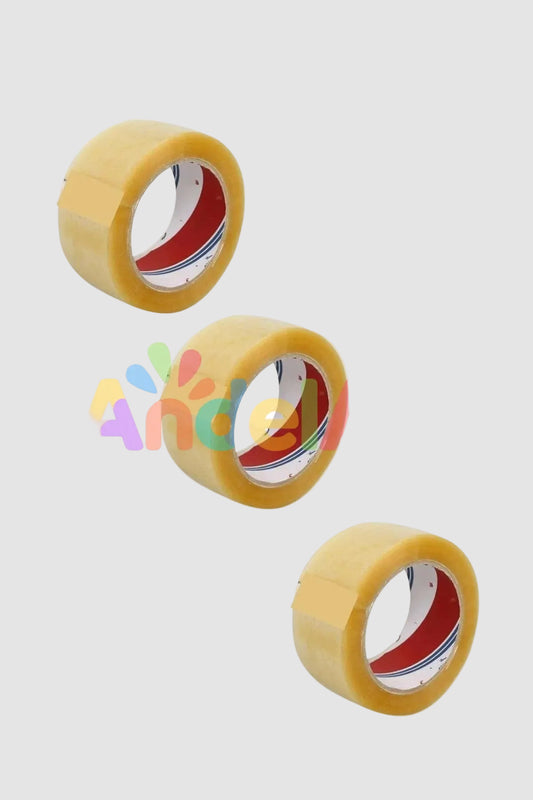 3 Adet Şeffaf Koli Bandı Yapışkanlı Kopmayan