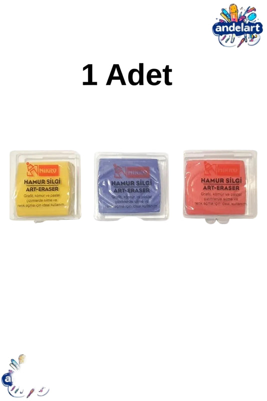Mikro Hamur Resim Silgisi Kutulu Renkli