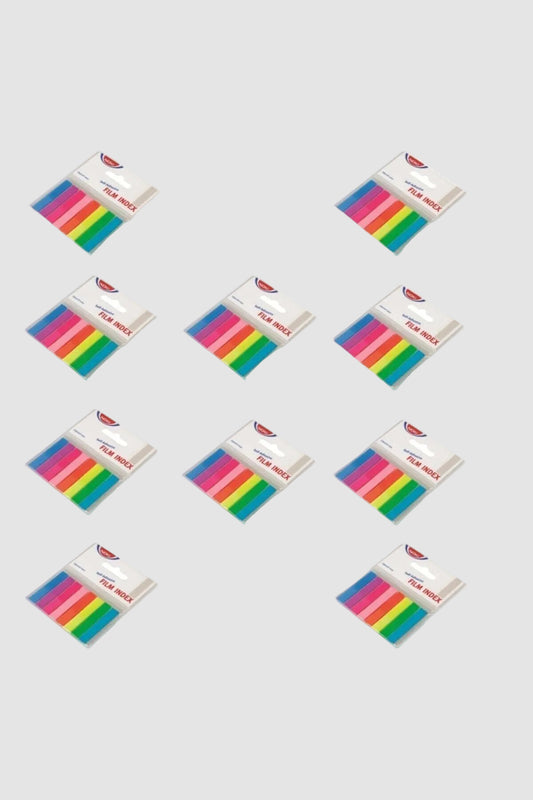 Noki Memo 8 Renk Film Index 10 Adet 45x8mm - Sayfa İşaretleyici