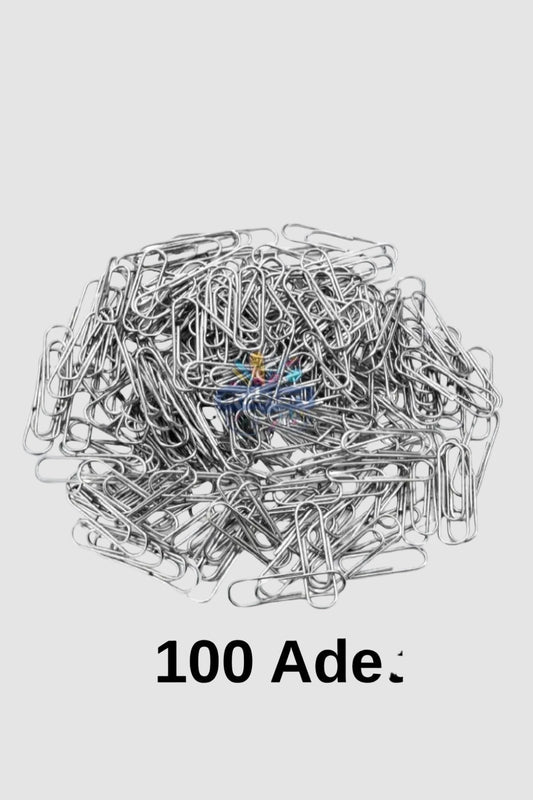 No 3 Metal Ataş 100'lü Nikel Kaplama