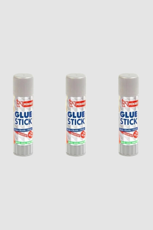 Mikro 40 Gr. Glue Katı Stick Yapıştırıcı 3 Adet - Büyük Boy Ekonomik Paket