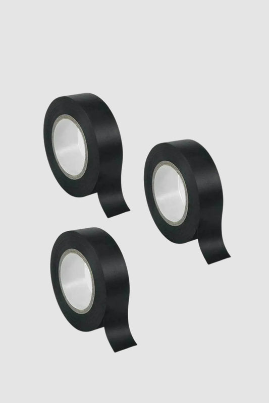 İzole PVC Elektrikçi Kablo Bandı Siyah 3 Adet