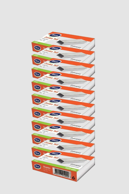 Bion Zımba Teli No:10 10 Paket (10000 Adet)