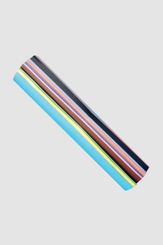 Fon Kartonu 50x70 Cm 10’lu 100 gr Rulo - Karışık Renkli Dev Proje Seti