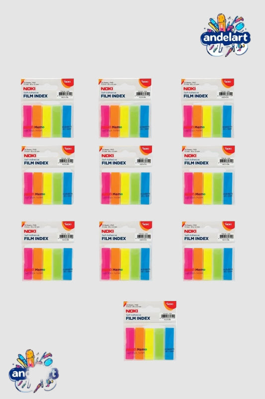 Noki Memo Film Index 5 Renk 12x45mm 10 Adet