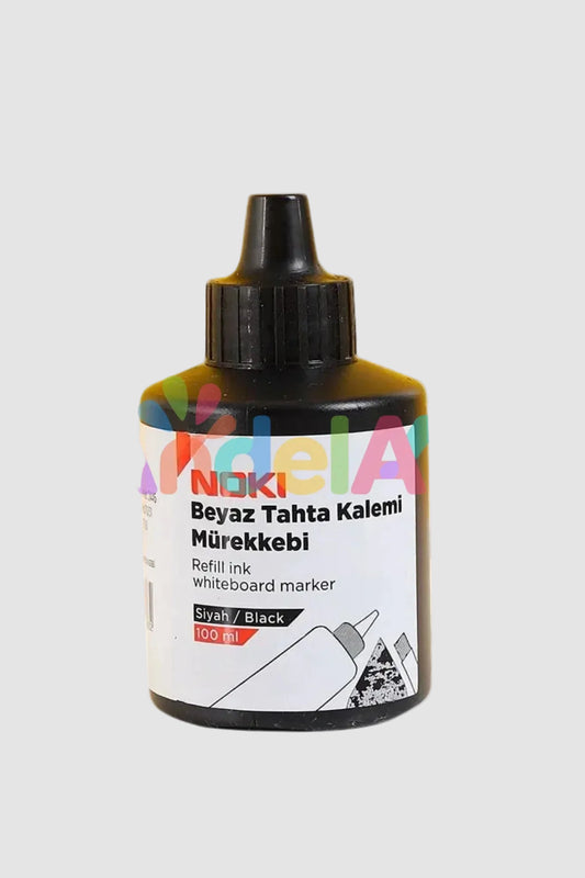Noki Beyaz Tahta Kalemi Mürekkebi 100 ml Siyah