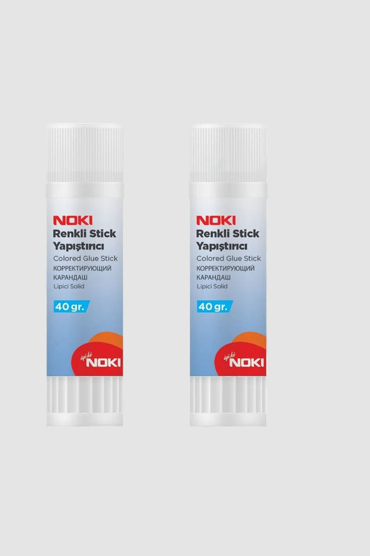 Noki Renkli Stick Yapıştırıcı Mavi 40 gr 2 Adet