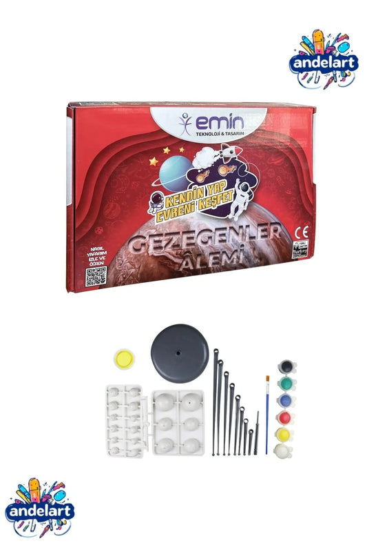Gezegenler Alemi Deney Seti - Boyanabilir Güneş Sistemi