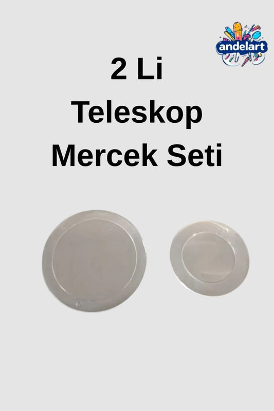 Mercek Seti - Teleskop Yapımı İçin Plastik Mercek