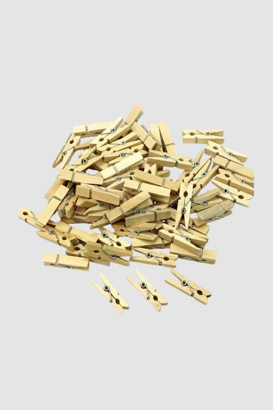 Küçük Renkli Paket Mini Fotoğraf Mandalı