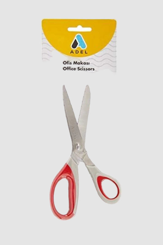 Adel Ofis Makası Orta Boy - Paslanmaz Çelik Keskin Bıçak