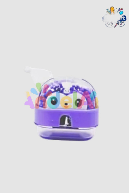 Hazneli Kalemtıraş Bat Cat Boncuklu 1 Adet Mor