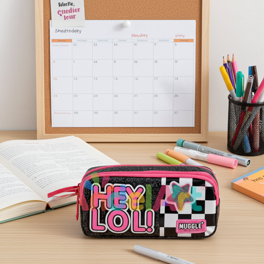 Kalem Çantası Hey Lol Siyah