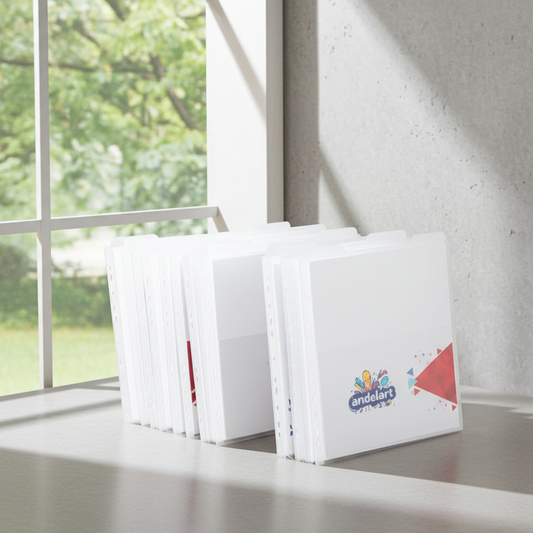 10 Adet A4 Şeffaf Föy Poşet Dosya