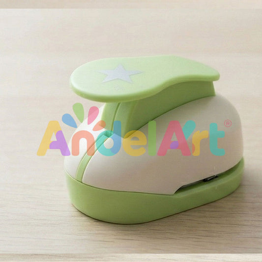 Eva Yıldız Desenli Büyük Boy Şekilli Delgeç