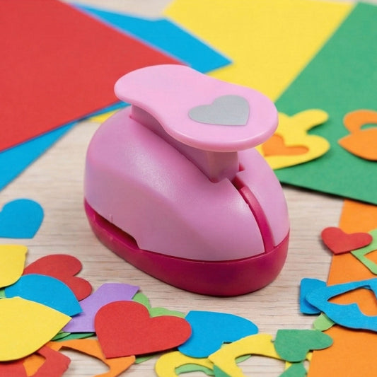 4 Boy Bir Arada: Kalp Desenli Delgeç Seti (Mini-Küçük-Orta-Büyük)